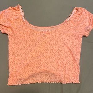 AE babydoll crop top